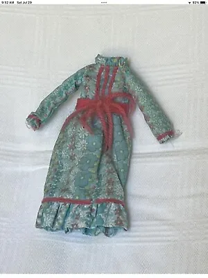 Vintage HASBRO THE WORLD Of LOVE 1971 HIPPIE CHILD Replacement Dress Blue Floral • $16.99