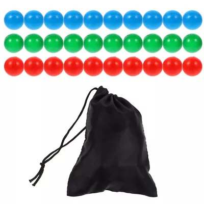  30 Pcs Probability Ball Math Teaching Color Learning Pong Balls Small • £9.75