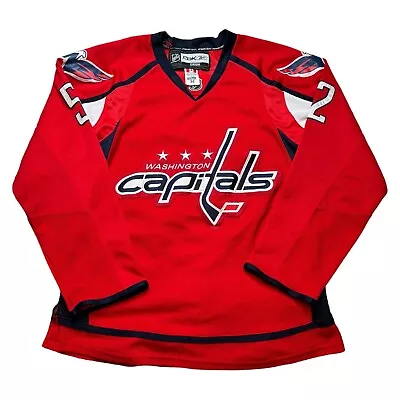 Washington Capitals Mike Green Reebok Hockey Jersey Size 52 Red With Strap NHL • $55.75