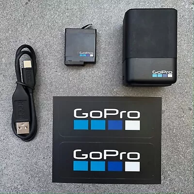 GoPro Battery Charger - GoPro Dual Charger + 1X Battery | HERO8 Black 7 6 🔋♻️ • $55
