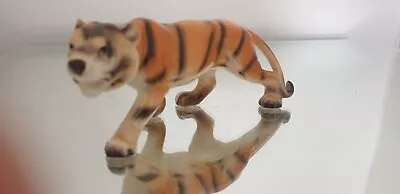 Vintage Figurine Of Ceramic Tiger 1950 5 Inches Long  • £10.99