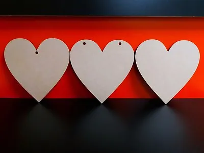 Mdf 3mm Hearts 8cm 10cm 12cm 15cm 18cm 20cm  • £1.99