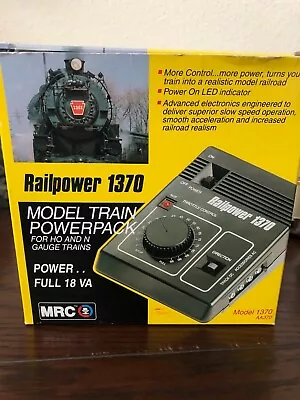 MRC 1370 All Scale Railpower 1370 Power Pack Transformer Ho Train • $15.52