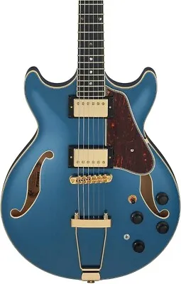 Ibanez AMH90PBM Artcore Expressionist Semi-Hollow Guitar Prussian Blue Metallic • $699.99