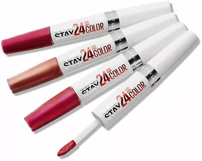 Maybelline 24 Hour Superstay Lip Color Lipstick Dual Ended - Choose Your Shade • £6.99