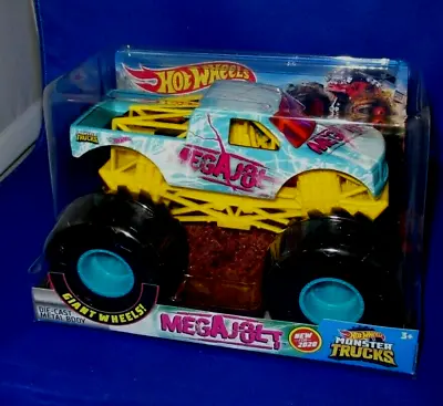 Hot Wheels Monster Trucks 1:24 Giant Wheels Megajolt New 2019 Die Cast • $24.99