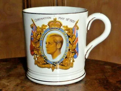 £17 • Buy Great Vintage Porcelain King Edward VIII Coronation Mug 1937, Bovey Pottery
