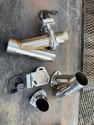 $450 • Buy QTP Electric Exhaust Cut Outs 3 , Dumps, And Turn Downs