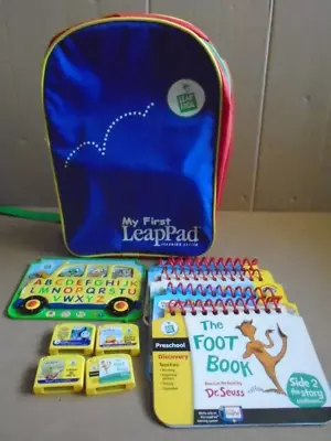 LeapFrog MY FIRST LEAP PAD Set With Books/Cartridges/Bag (NO SYSTEM ) • $39.99