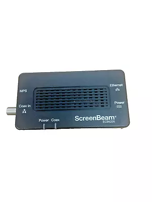 ScreenBeam Moca 2.0 Bonded Ethernet To Coax Adapter And Power Supply/ECB6200 • $29.99