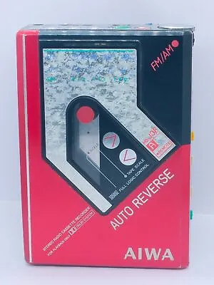 AIWA HS-J08 Walkman Cassette Player Battery Lid Missing Powers Up For Parts • $330.88