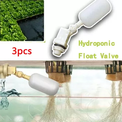 3pcs Pool Automatic Float Ball Control Valve Adjustable Tank Trough Water Level • $23.99