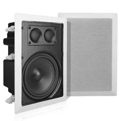 Pyle PAIR 360W 6.5  2-Way In-Wall ENCLOSED Speakers With Directional Tweeter • $94.99