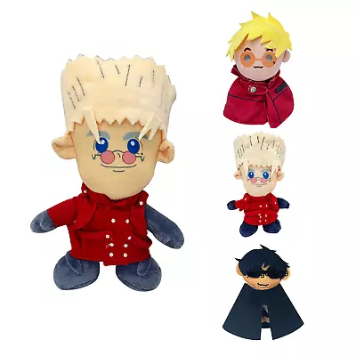 Vash The Stampede Cosplay Trigun Costume Kids Nicholas D Wolfwood Plush Doll Toy • $13.99