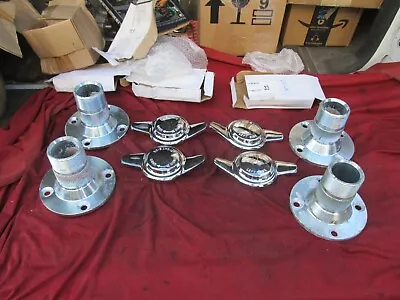 New Wire Wheel Conversion Hub Set W Earned Wheel Nuts Triumph Lotus MG MGB • $200