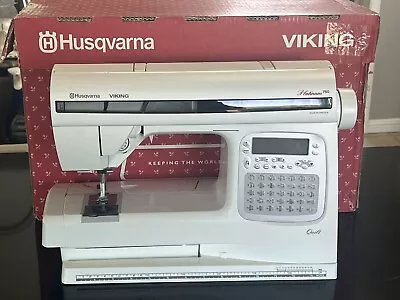 Husqvarna Viking Platinum 750 Quilt  Complete GREAT Condition! Made In Sweden • $450