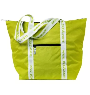 IKEA Kylvaska Green And Black Tote Shopper Shoulder Bag • £19.99