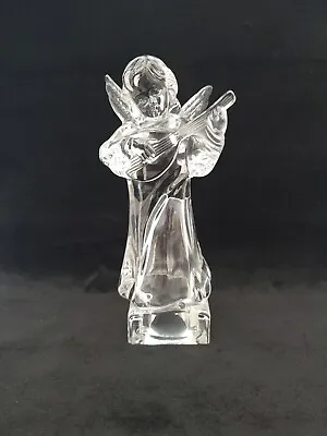 Mikasa Herald Collection Angel Playing The Mandolin Lead Crystal Figurine 8  • $11.99