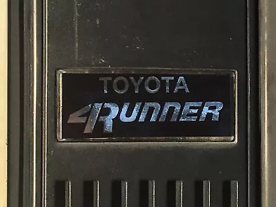 Chrome Toyota 4runner 1984 1985 1986 1987 1988 1989 Pillar Emblem Badge Overlay • $27.99