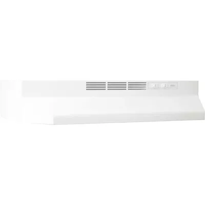 Broan 4130 30 W Steel Non Ducted Under Cabinet Range Hood - White • $79