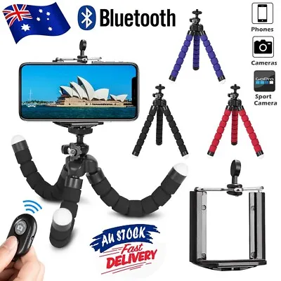 $10.99 • Buy Camera Phone Holder Flexible Octopus Mini Tripod Bracket Stand Mount For IPhone