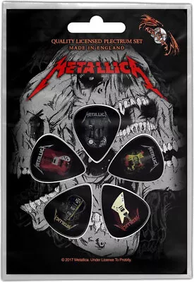 Metallica - Guitars - Guitar Picks (Set Of 5) • $11.99