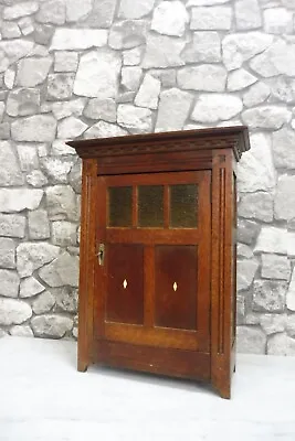 Antique Wooden Medicine Cabinet Wall Cabinet Bathroom Cabinet 1920s • $399
