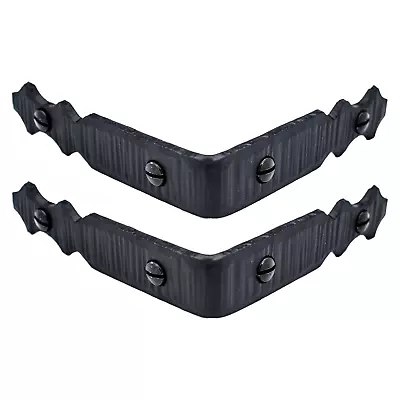 2 Pack 3.5  Decorative Corner Brace Corner Protectors Iron Angle Corner Bracket • $31.49