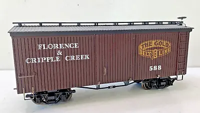 Delton  G  Scale Florence & Cripple Creek Boxcar W/metal Wheels New • $39.95