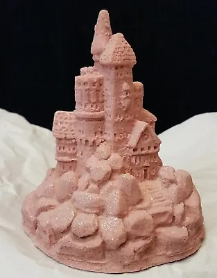 Vintage Mr Sandman Real Pink Sand Sculpture Castle Figurine 4.75 Inch Tall • $13.75