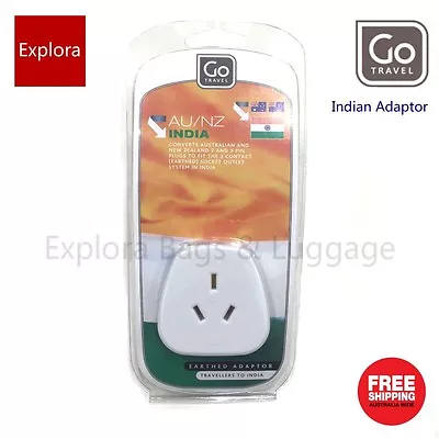 $17.50 • Buy Go Travel Earthed Adaptor From AU / NZ To INDIA
