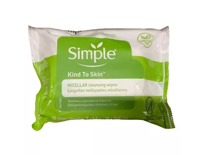 Simple Micellar Make-Up Remover Wipes - 25 Count • $12.60