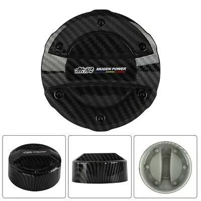 MUGEN Carbon Fib Oil Tank Cover Gas Fuel Cap For RSX INTEGRA DC5 CIVIC NSX S2000 • $14.88