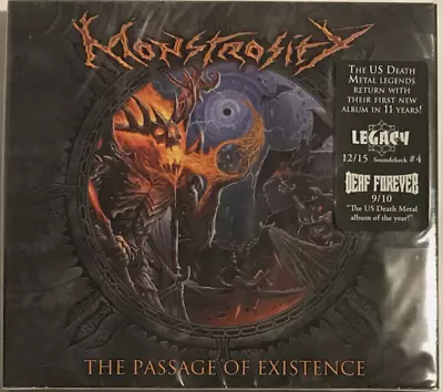 Monstrosity - Passage Of Existence CD 2018 Metal Blade [Limited Digipak] • $14.95