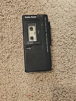 Radio Shack Voice Actuated Index Microcassette Recorder Micro 29 Model 14-1059 • $28.99