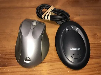 Microsoft Wireless Laser Mouse 6000 + Desktop Receiver Dongle Model 1052 Gray • $69.99