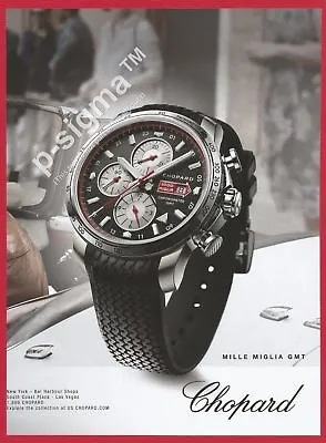 £9.65 • Buy CHOPARD Mille Miglia GMT Watch Print Ad 