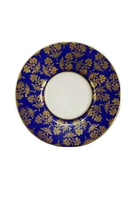 $15 • Buy Aynsley Fine Bone China Cabinet Cobalt Blue & Gold Saucer C2457 - England