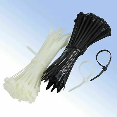 Strong Black & Natural Coloured ZIP/Cable Ties Tie Wraps • £0.99