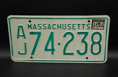 1985 Massachusetts License Plate • $14.99