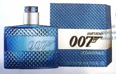 JAMES BOND 007 * OCEAN ROYALE FRAGRANCE FOR MEN * 1.6 OZ Unused • $11.25