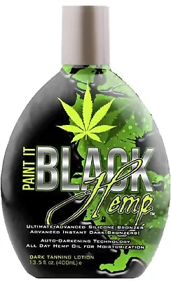 Millennium Tanning Products Paint It Black Hemp Bronzer Indoor Lotion 13.5  • $23.99