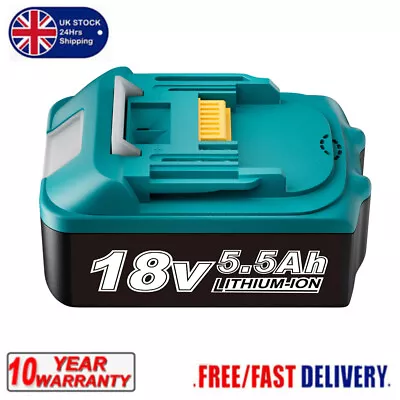 £34.89 • Buy 2x For Makita 18V BL1860B 18Volt 5.5Ah LXT Li-Ion Cordless Battery BL1830 BL1850