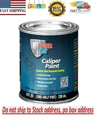 Red Caliper Paint 8 Fl Oz Heat-Resistant Coating Smooth Coverage Durable Finish • $25.97