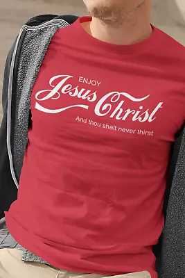 JESUS COCA COLA - Christian Tee Religion God Tee Shirt • $16.12