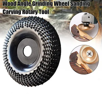 Carbide Wood Sanding Shaping Disc For Angle Grinder Grinding Wheel 4'' • £5.99