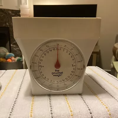 Vintage Metrokane TheGourmet Weigh Scale Grams/ounces. Works! 2Pound-Scale Only • $4