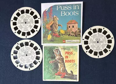 Puss In Boots * Booklet And 3 Viewmaster Reels • $10