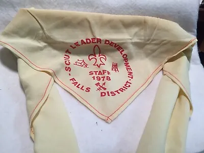 £19.76 • Buy (mr12)  Boy Scouts - 1978 Falls District Staff - Scout Leader Development Necker