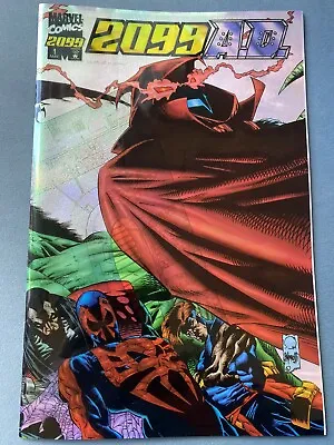 Marvel Comics 2099 AD #1 Foil Wraparound Cover 1995 1ST PRINT NEW UNREAD • $9.99